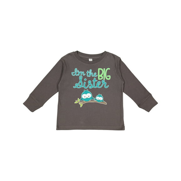 Inktastic I'm the Big Sister Girls Long Sleeve Toddler T-Shirt