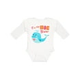 thumbnail image 1 of Inktastic I'm the Big Sister- cute whale with heart Girls Long Sleeve Baby Bodysuit, 1 of 5