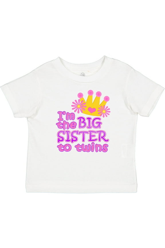 I'm the Big Sister to Twins. Girls Baby T-Shirt