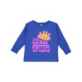 thumbnail image 1 of Inktastic I'm the Big Sister to Twins. Girls Long Sleeve Toddler T-Shirt, 1 of 5