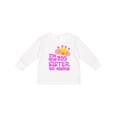 thumbnail image 1 of Inktastic I'm the Big Sister to Twins. Girls Long Sleeve Toddler T-Shirt, 1 of 5