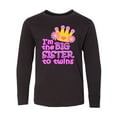 thumbnail image 1 of Inktastic I'm the Big Sister to Twins. Long Sleeve Youth T-Shirt, 1 of 5