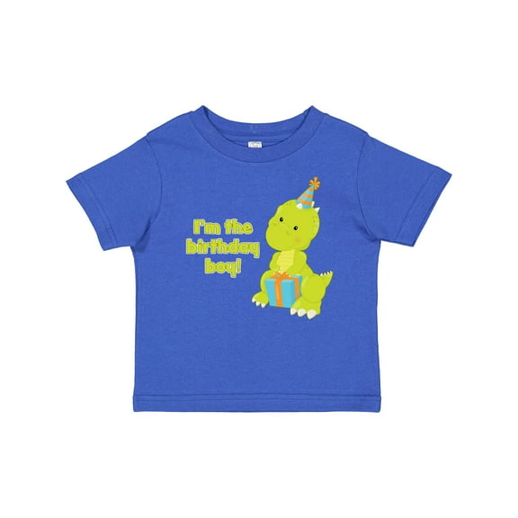 Inktastic I'm the Birthday Boy T-rex Dinosaur Party Boys Baby T-Shirt