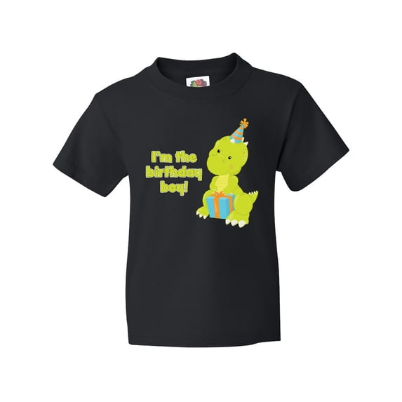 Inktastic I'm the Birthday Boy T-rex Dinosaur Party Youth T-Shirt