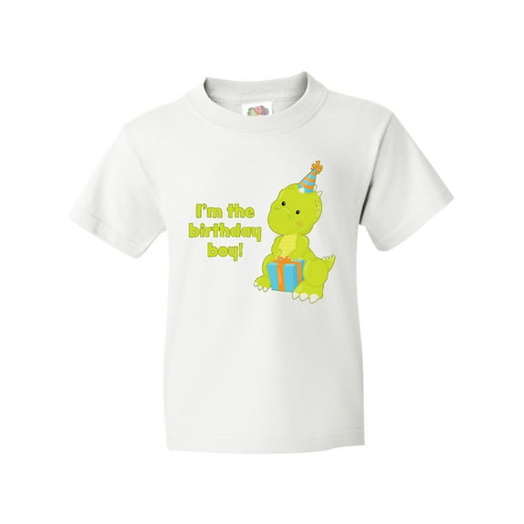 Inktastic I'm the Birthday Boy T-rex Dinosaur Party Youth T-Shirt