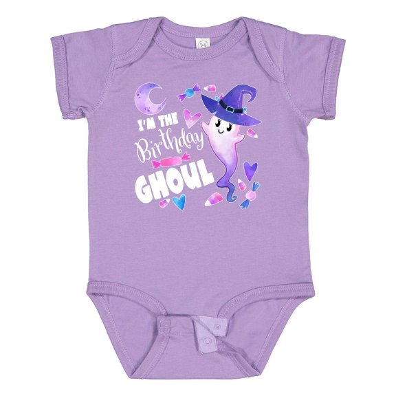 Inktastic I'm the Birthday Ghoul Cute Halloween Ghost Boys or Girls Baby Bodysuit