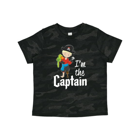 Inktastic I'm the Captain Pirate Boy Boys Toddler T-Shirt