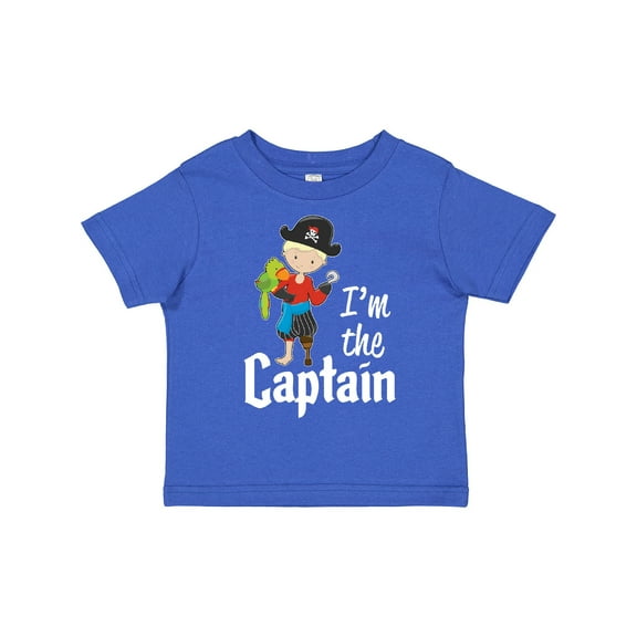 Inktastic I'm the Captain Pirate Boy Boys Toddler T-Shirt