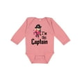 thumbnail image 1 of Inktastic I'm the Captain Pirate Girl Girls Long Sleeve Baby Bodysuit, 1 of 5