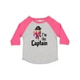 thumbnail image 1 of Inktastic I'm the Captain Pirate Girl Girls Toddler T-Shirt, 1 of 5