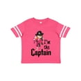 thumbnail image 1 of Inktastic I'm the Captain Pirate Girl Girls Toddler T-Shirt, 1 of 5