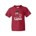 thumbnail image 1 of Inktastic I'm the Captain- Pirate Girl Youth T-Shirt, 1 of 5