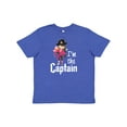 thumbnail image 1 of Inktastic I'm the Captain- Pirate Girl Youth T-Shirt, 1 of 5