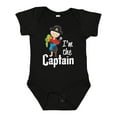 thumbnail image 1 of Inktastic I'm the Captain- pirate boy Boys Baby Bodysuit, 1 of 5