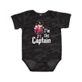thumbnail image 1 of Inktastic I'm the Captain- pirate girl Girls Baby Bodysuit, 1 of 5