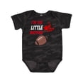 thumbnail image 1 of Inktastic I'm the Little Brother Football Boys Baby Bodysuit, 1 of 5