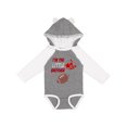 thumbnail image 1 of Inktastic I'm the Little Brother Football Boys Long Sleeve Baby Bodysuit, 1 of 5