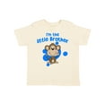 thumbnail image 1 of Inktastic I'm the Little Brother with Cute Monkey Boys Toddler T-Shirt, 1 of 5