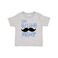 thumbnail image 1 of Inktastic I'm the Little Mister with Mustache Boys Baby T-Shirt, 1 of 5