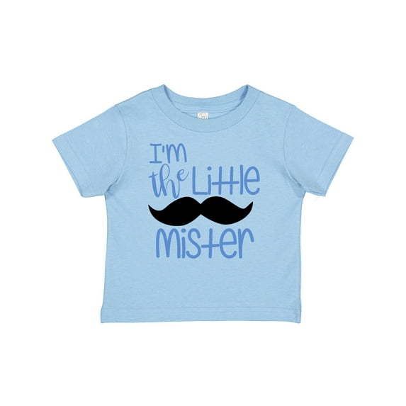 Inktastic I'm the Little Mister with Mustache Boys Baby T-Shirt