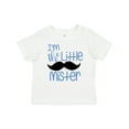 thumbnail image 1 of Inktastic I'm the Little Mister with Mustache Boys Baby T-Shirt, 1 of 5