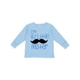 thumbnail image 1 of Inktastic I'm the Little Mister with Mustache Boys Long Sleeve Toddler T-Shirt, 1 of 5