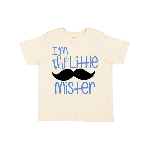 Inktastic I'm the Little Mister with Mustache Boys Toddler T-Shirt