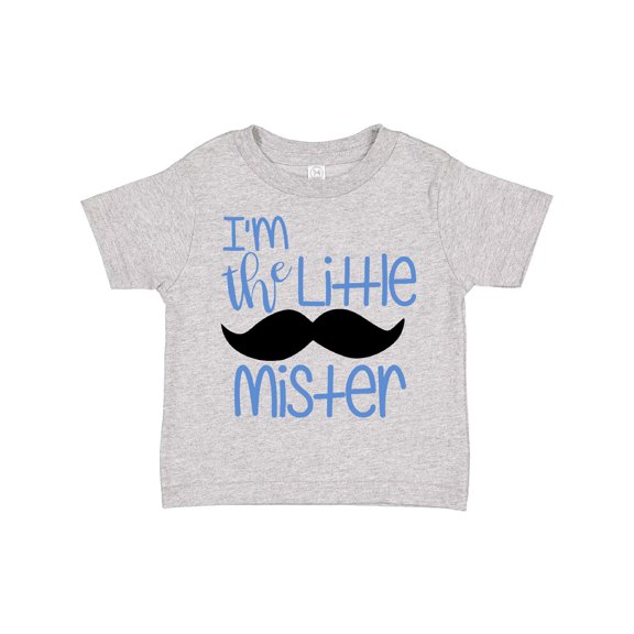 Inktastic I'm the Little Mister with Mustache Boys Toddler T-Shirt