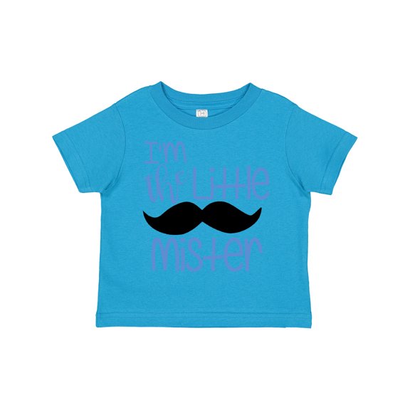 Inktastic I'm the Little Mister with Mustache Boys Toddler T-Shirt