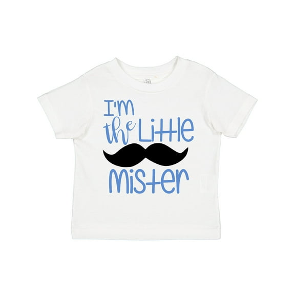 Inktastic I'm the Little Mister with Mustache Boys Toddler T-Shirt