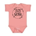 thumbnail image 1 of Inktastic I'm the Little Sister Girls Baby Bodysuit, 1 of 5