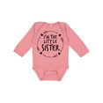 thumbnail image 1 of Inktastic I'm the Little Sister Girls Long Sleeve Baby Bodysuit, 1 of 5