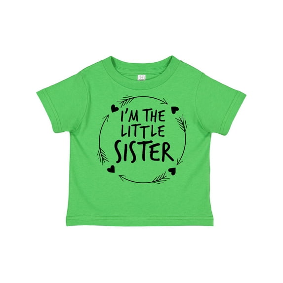 Inktastic I'm the Little Sister Girls Toddler T-Shirt