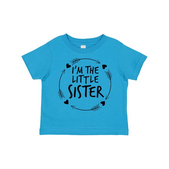 Inktastic I'm the Little Sister Girls Toddler T-Shirt