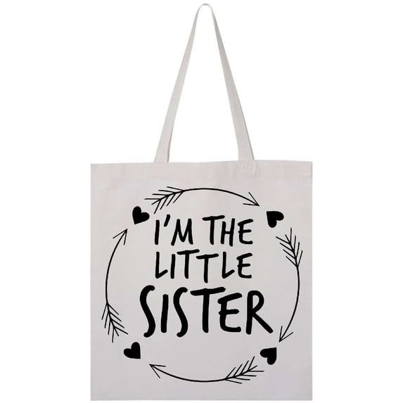 Inktastic I'm the Little Sister Tote Bag