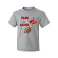 thumbnail image 1 of Inktastic I'm the Little brother football Youth T-Shirt, 1 of 5