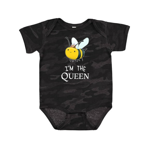 Inktastic I'm the Queen Cute Queen Bee Boys or Girls Baby Bodysuit