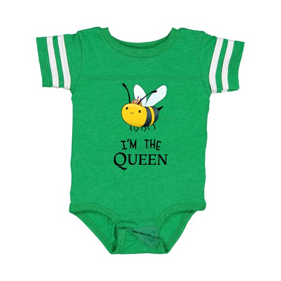 Inktastic I'm the Queen Cute Queen Bee Boys or Girls Baby Bodysuit
