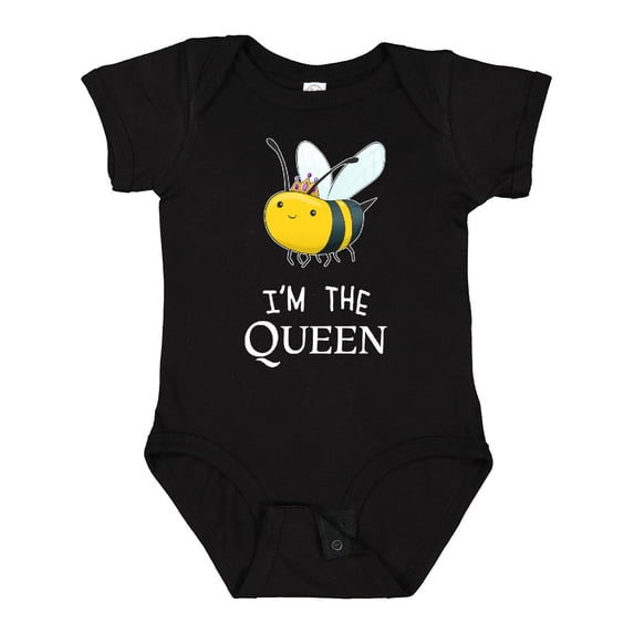 Inktastic I'm the Queen Cute Queen Bee Boys or Girls Baby Bodysuit