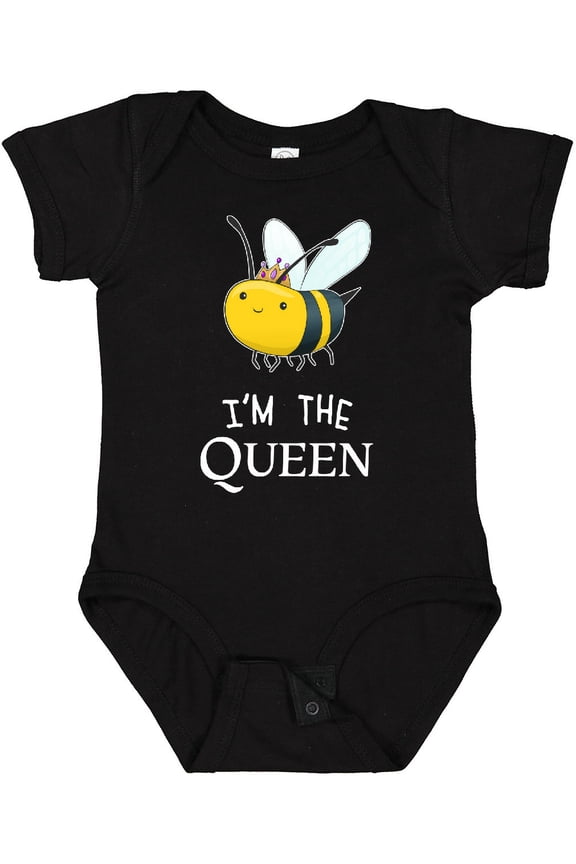 I'm the Queen Cute Queen Bee Boys or Girls Baby Bodysuit
