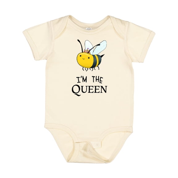 Inktastic I'm the Queen Cute Queen Bee Boys or Girls Baby Bodysuit