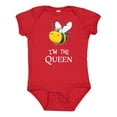 thumbnail image 1 of Inktastic I'm the Queen Cute Queen Bee Boys or Girls Baby Bodysuit, 1 of 5
