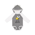 thumbnail image 1 of Inktastic I'm the Queen Cute Queen Bee Boys or Girls Long Sleeve Baby Bodysuit, 1 of 5