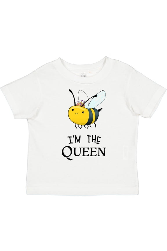 I'm the Queen Cute Queen Bee Boys or Girls Toddler T-Shirt