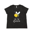 thumbnail image 1 of Inktastic I'm the Queen Cute Queen Bee Women's Plus Size T-Shirt, 1 of 5