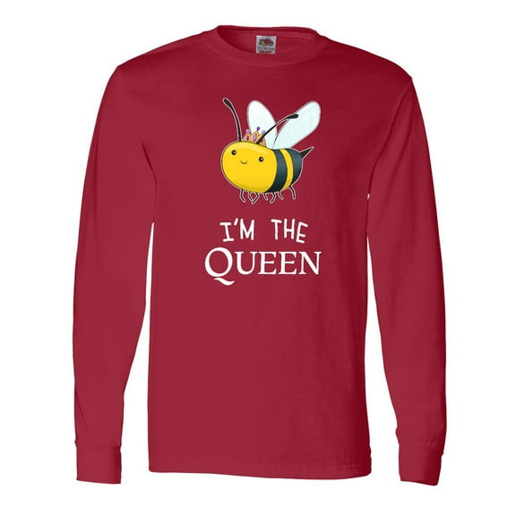 Inktastic I'm the Queen- cute queen bee Long Sleeve T-Shirt