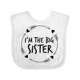 thumbnail image 1 of Inktastic I'm the Sister Girls Baby Bib, 1 of 4