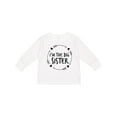 thumbnail image 1 of Inktastic I'm the Sister Girls Long Sleeve Toddler T-Shirt, 1 of 5