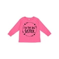 thumbnail image 1 of Inktastic I'm the Sister Girls Long Sleeve Toddler T-Shirt, 1 of 5