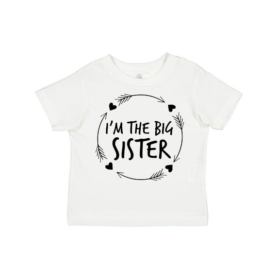 Inktastic I'm the Sister Girls Toddler T-Shirt